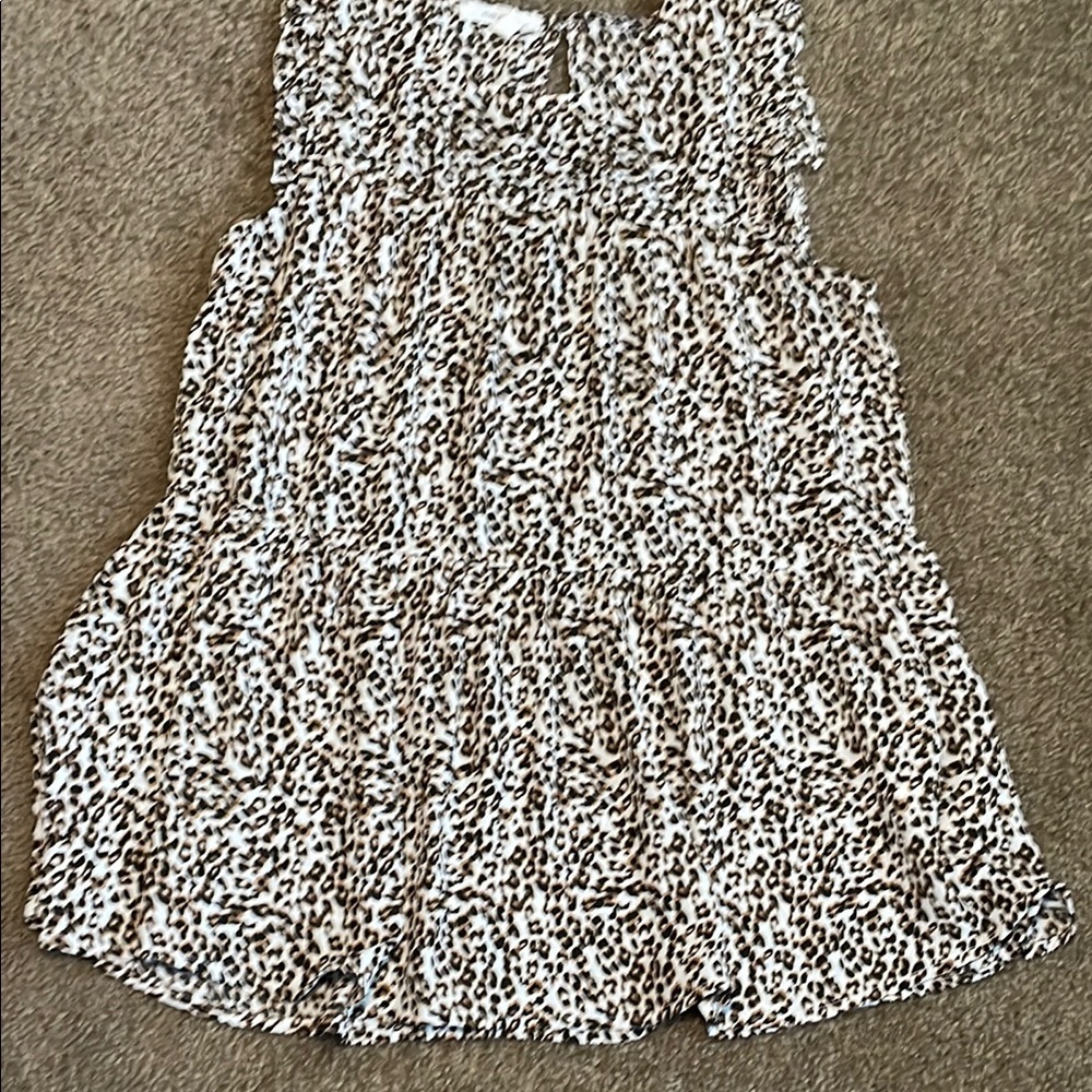 Maurices Leopard Print Tiered Blouse
